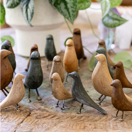 Hand-Carved Wooden Birds – Inspired by Nature, Crafted by Hand
